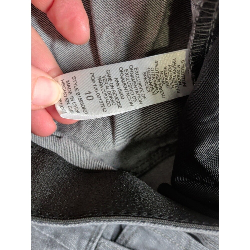 Democracy Ab Solution Ankle Skimmer Jeans Women's 10 Mold & Hold New - Picture 8 of 10
